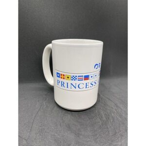 Princess Cruises Boat Line Tall White Coffee/Tea Mug‎ Gift